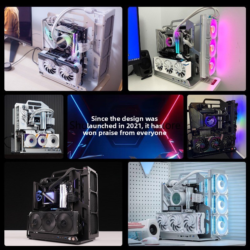 Case Open Air Frame in Allumin - Aluminum Open Frame Test Bench Water Cooling recensione e prezzo