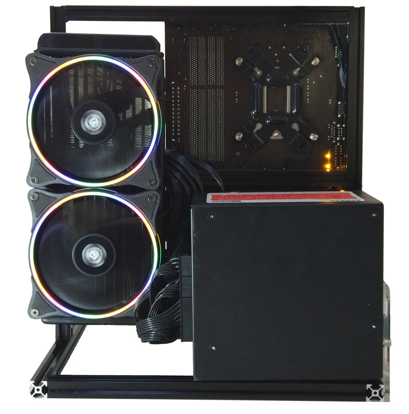 Banco di prova in alluminio co - Aluminum Open Frame Test Bench Water Cooling recensione e prezzo