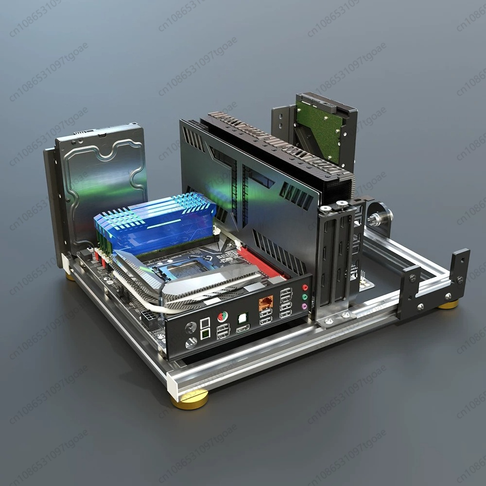 Chassis PC Open Air in Allumin - Aluminum Open Frame Test Bench Water Cooling recensione e prezzo