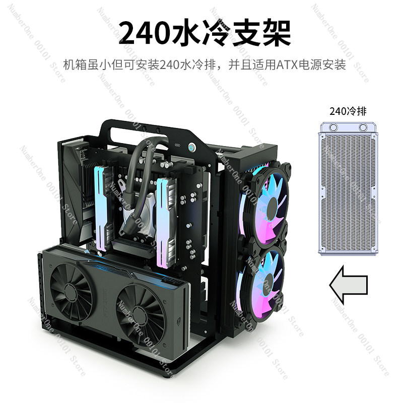 Chassis in Lega di Alluminio p - Aluminum Open Frame Test Bench Water Cooling recensione e prezzo